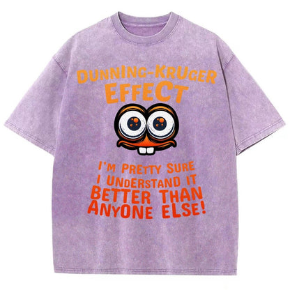Dunning-Kruger-Effekt Vintage Distressed T-shirt