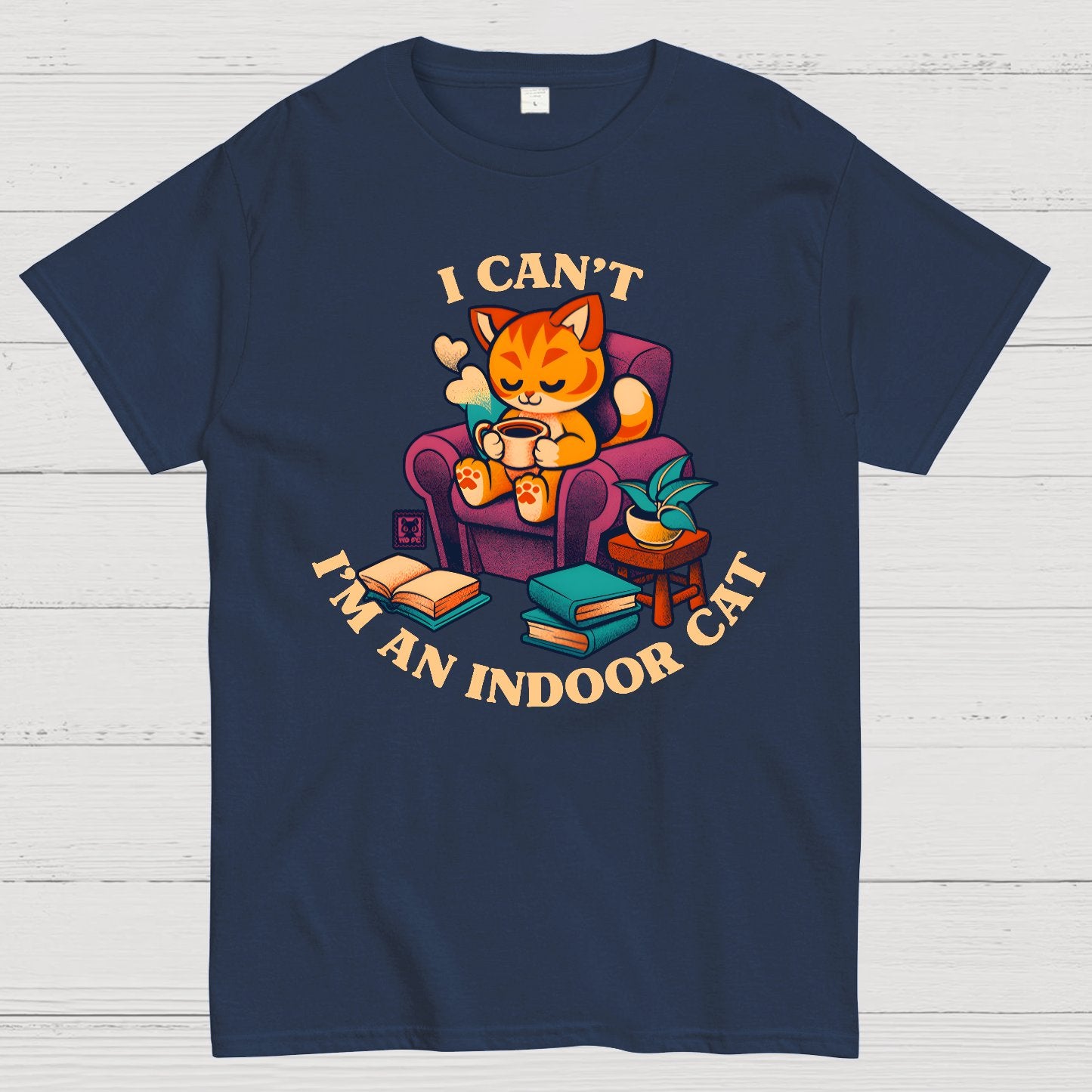 I Can't. I'm an Indoor Cat Geek T-Shirt