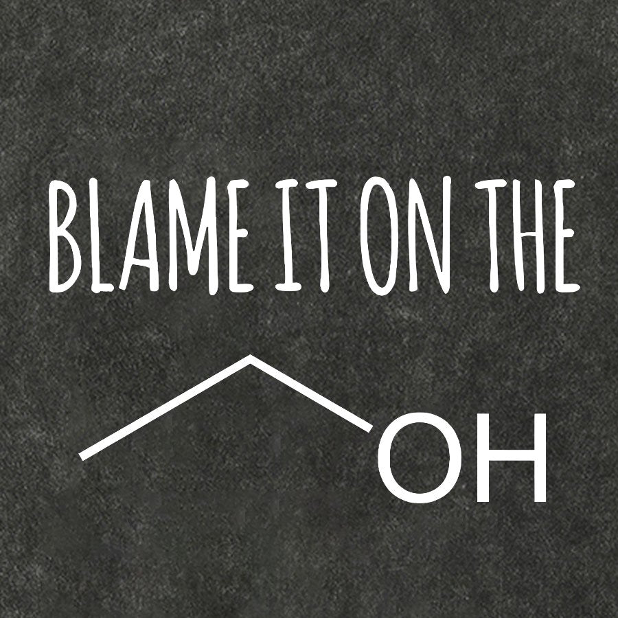 Blame It On The Alcohol Vintage Distressed T-shirt