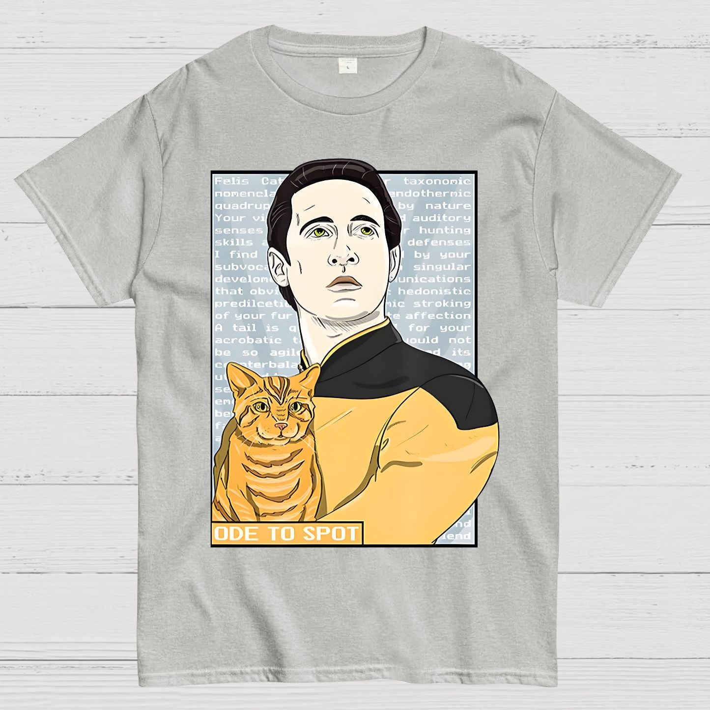 Date Ode To Spot Cat Geek T-Shirt