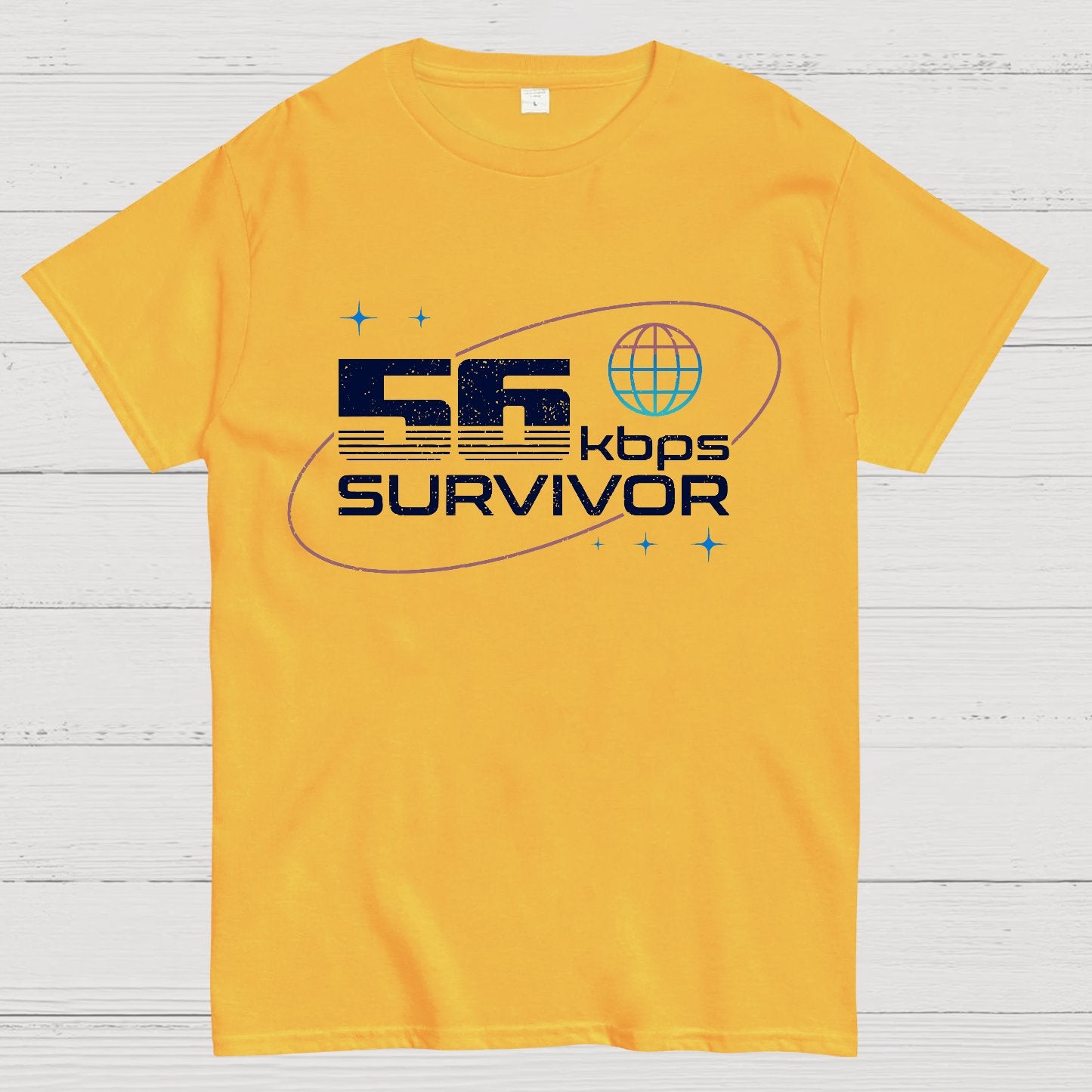 56 Kbps Survivo Buy Now Geek T-Shirt