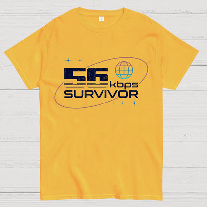 56 Kbps Survivo Buy Now Geek T-Shirt