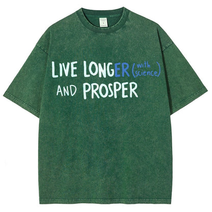 Live long and prosper Vintage Distressed T-shirt