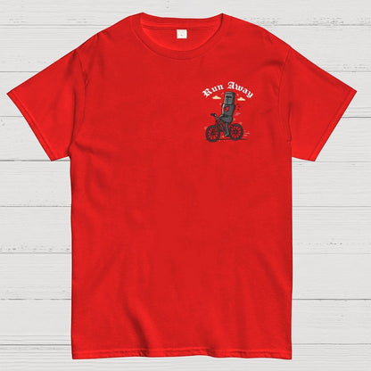 Run Away Front And Back Printing Geek T-Shirt