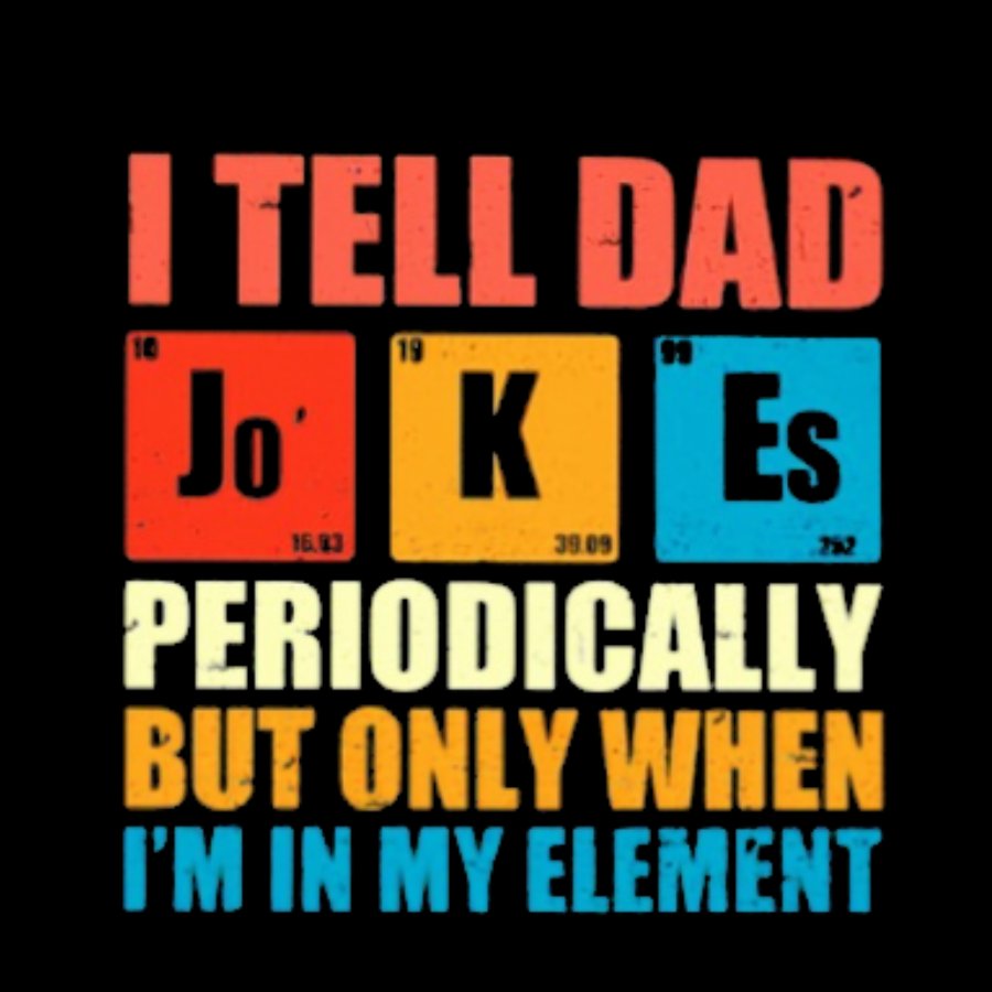 I Tell Dad Jokes Periodically But Only When I'm In My Element Washed Long Sleeve Tee