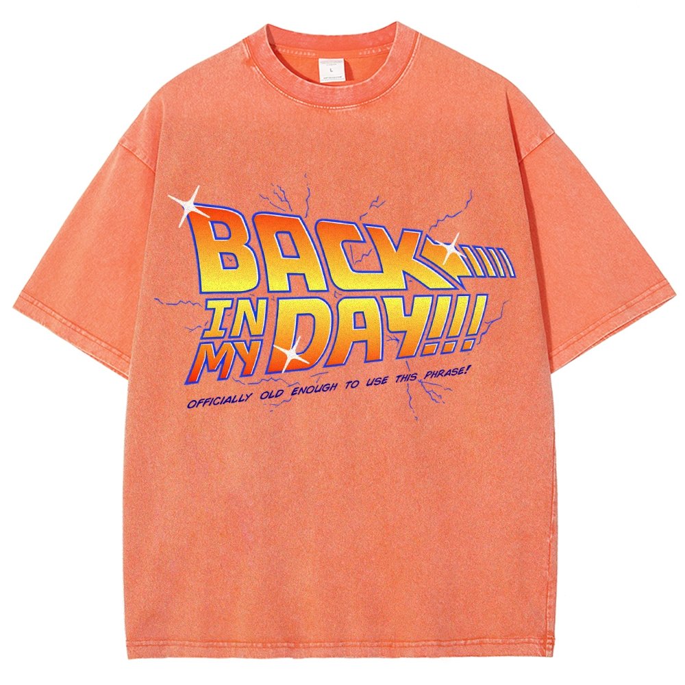 Back in my day! Vintage Distressed T-shirt