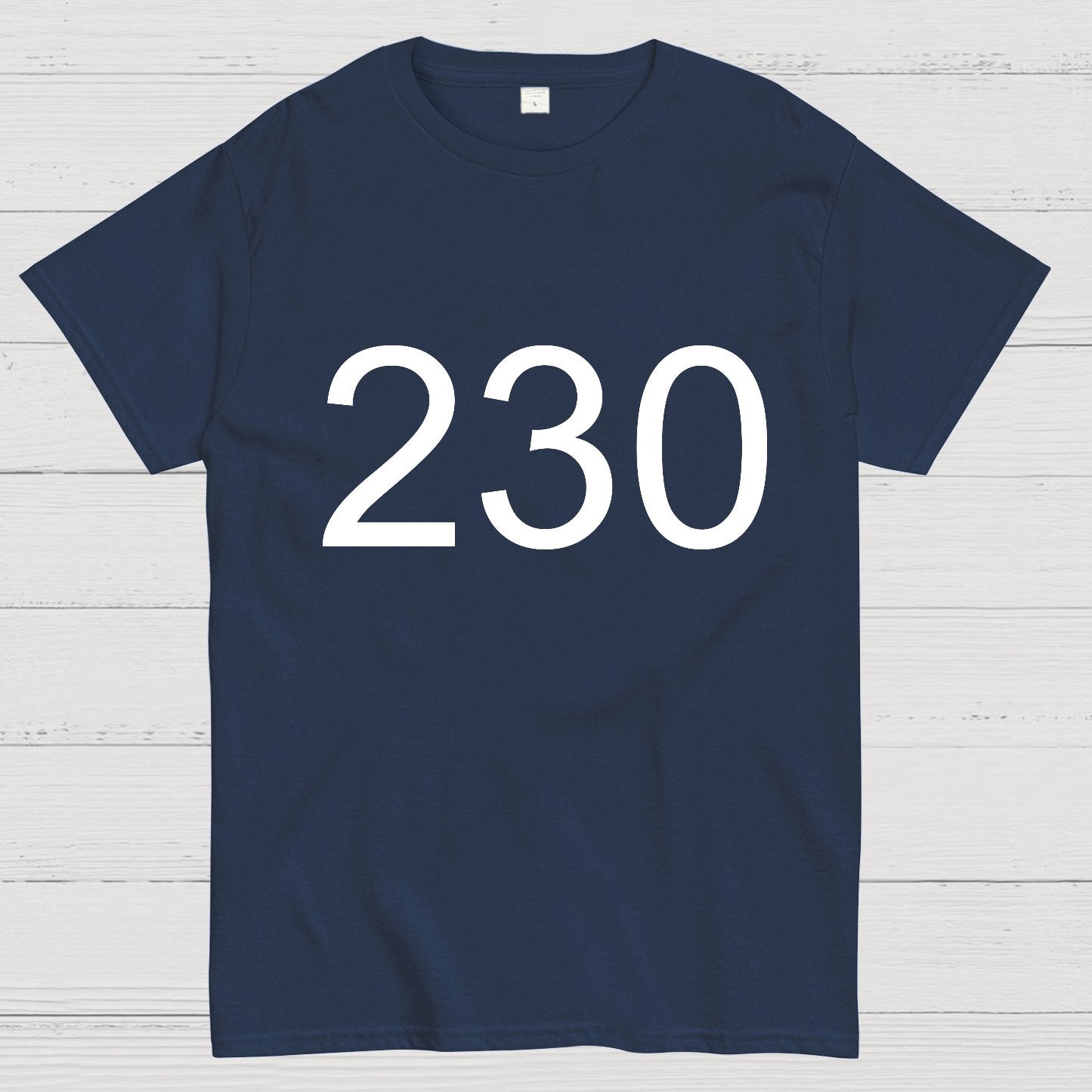 Number 230 Game Movie Geek T-Shirt