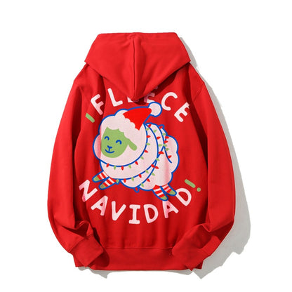iFleece Navidad! Printed Back Cotton Hoodie