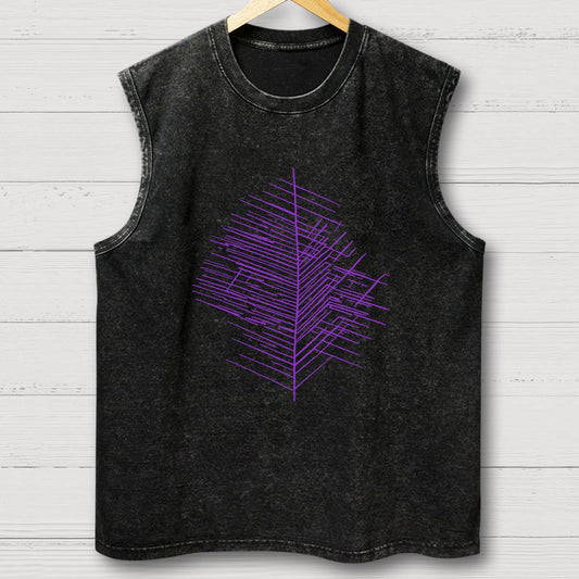 Leaves. Fantastic leaves Vintage Distressed Washed Tank