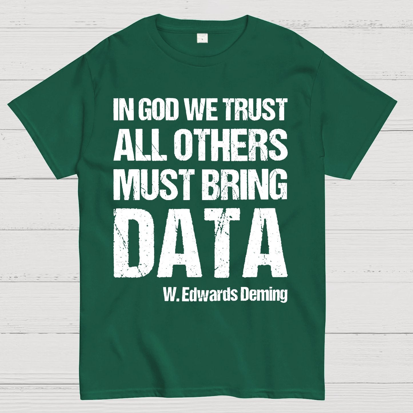In God We Trust All Others Must Bring Data Essential Geek T-Shirt