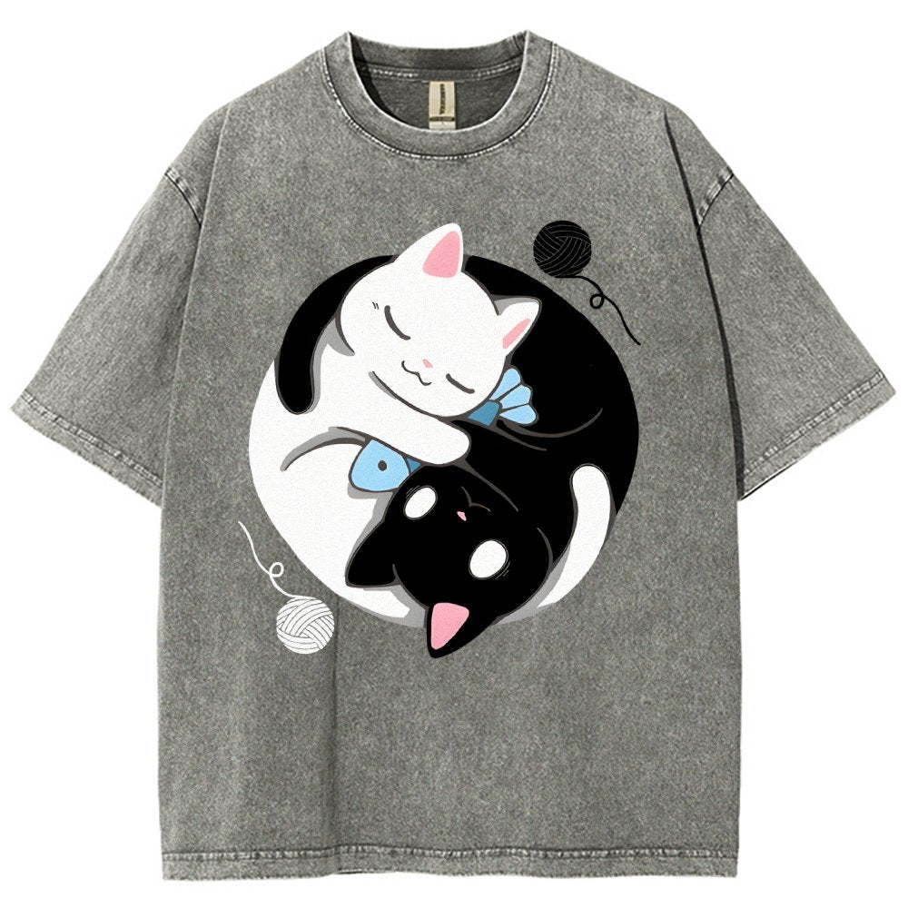 Balance Kittens Vintage Distressed T-shirt