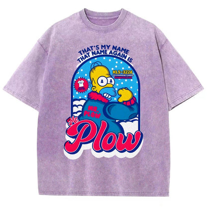 Mr. Snowplow Vintage Distressed T-shirt