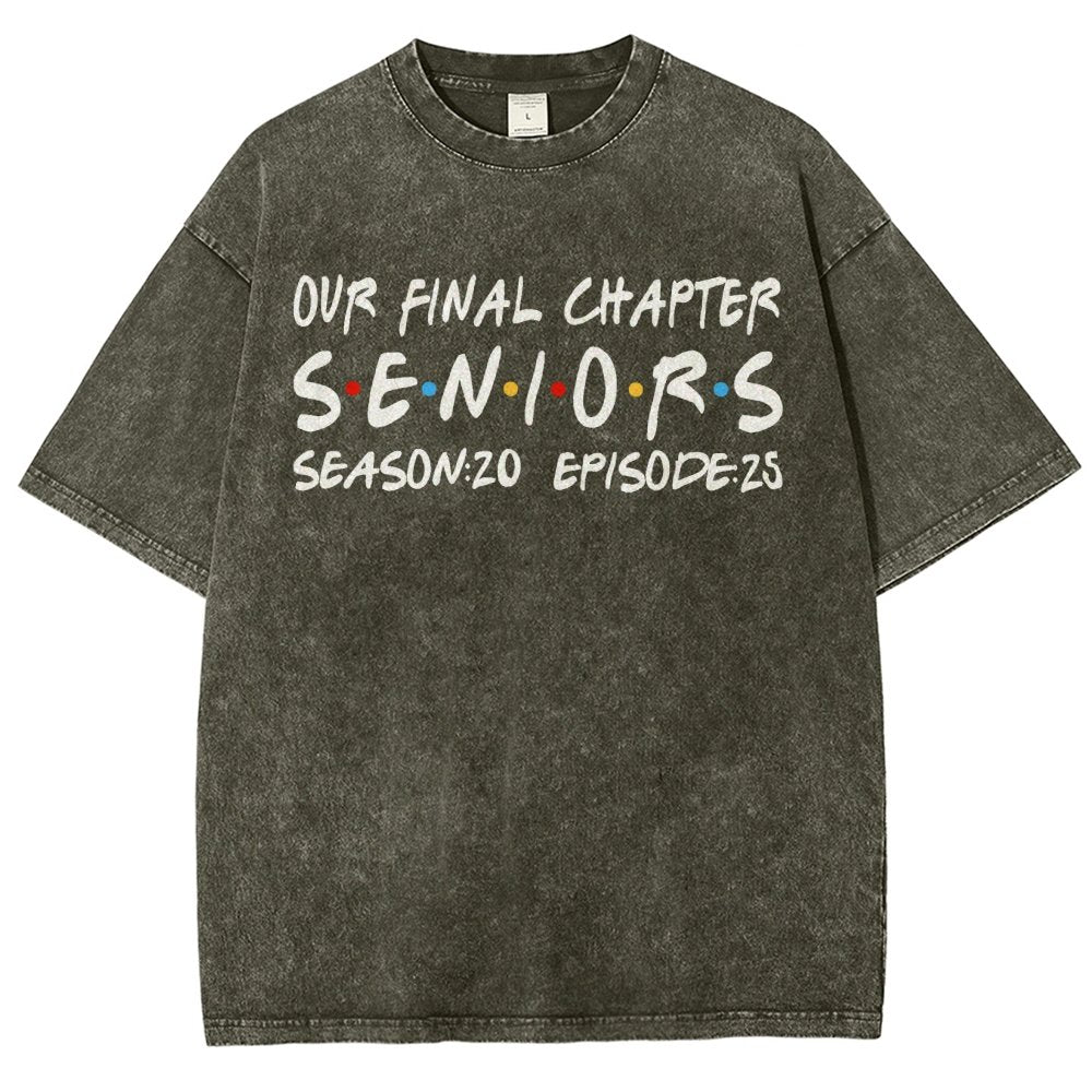 Our Final Chapter Seniors 2025 Vintage Distressed T-shirt