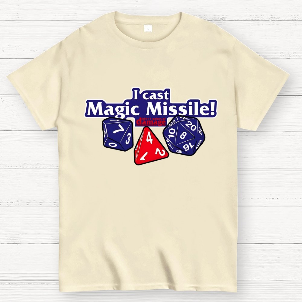 I Cast Magic Missile Geek T-Shirt