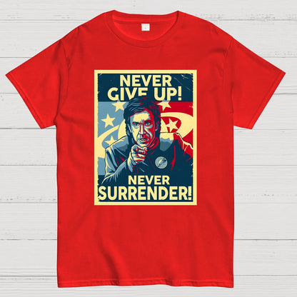 Never Give Up Geek T-Shirt