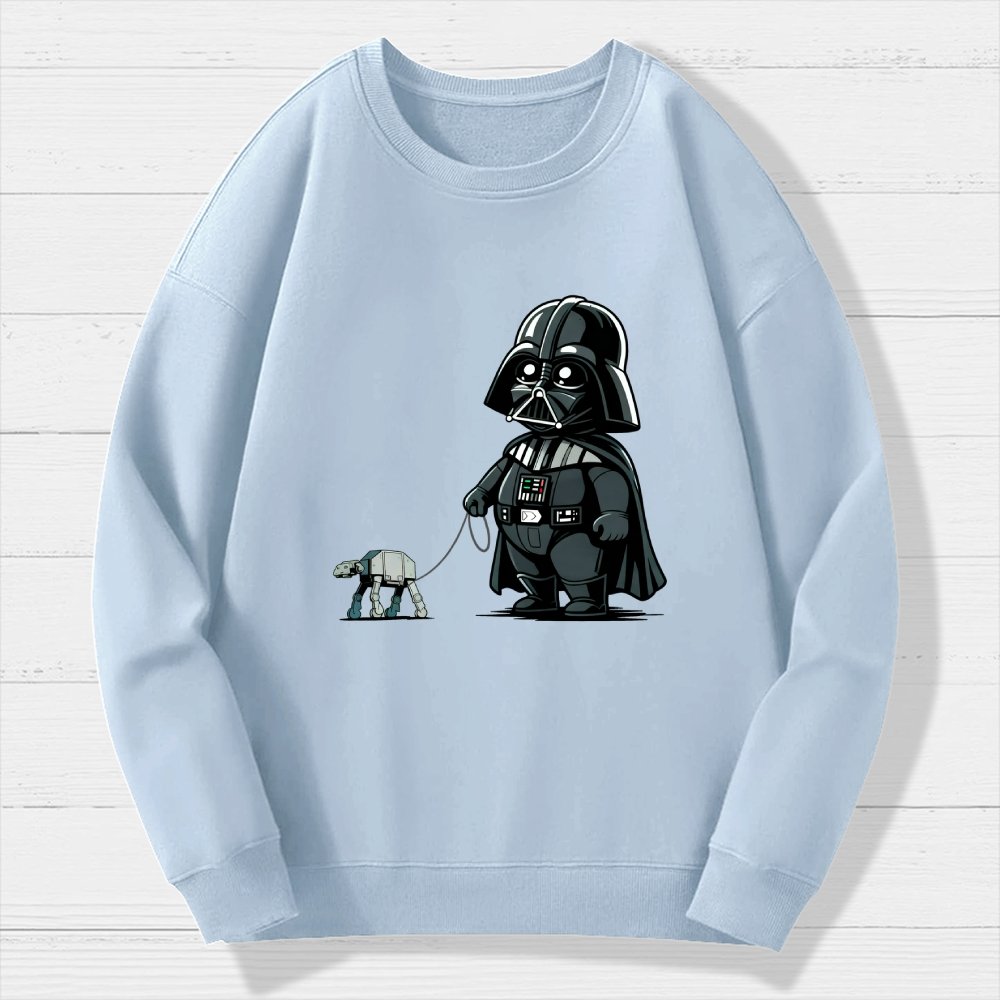 Walking The Mechanical Robot Dog Geek Cotton Sweatshirt