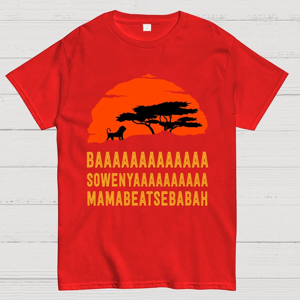 Baaa Sownyaaa Mamabeatsebabah Unisex Geek T-Shirt
