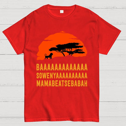 Baaa Sownyaaa Mamabeatsebabah Unisex Geek T-Shirt