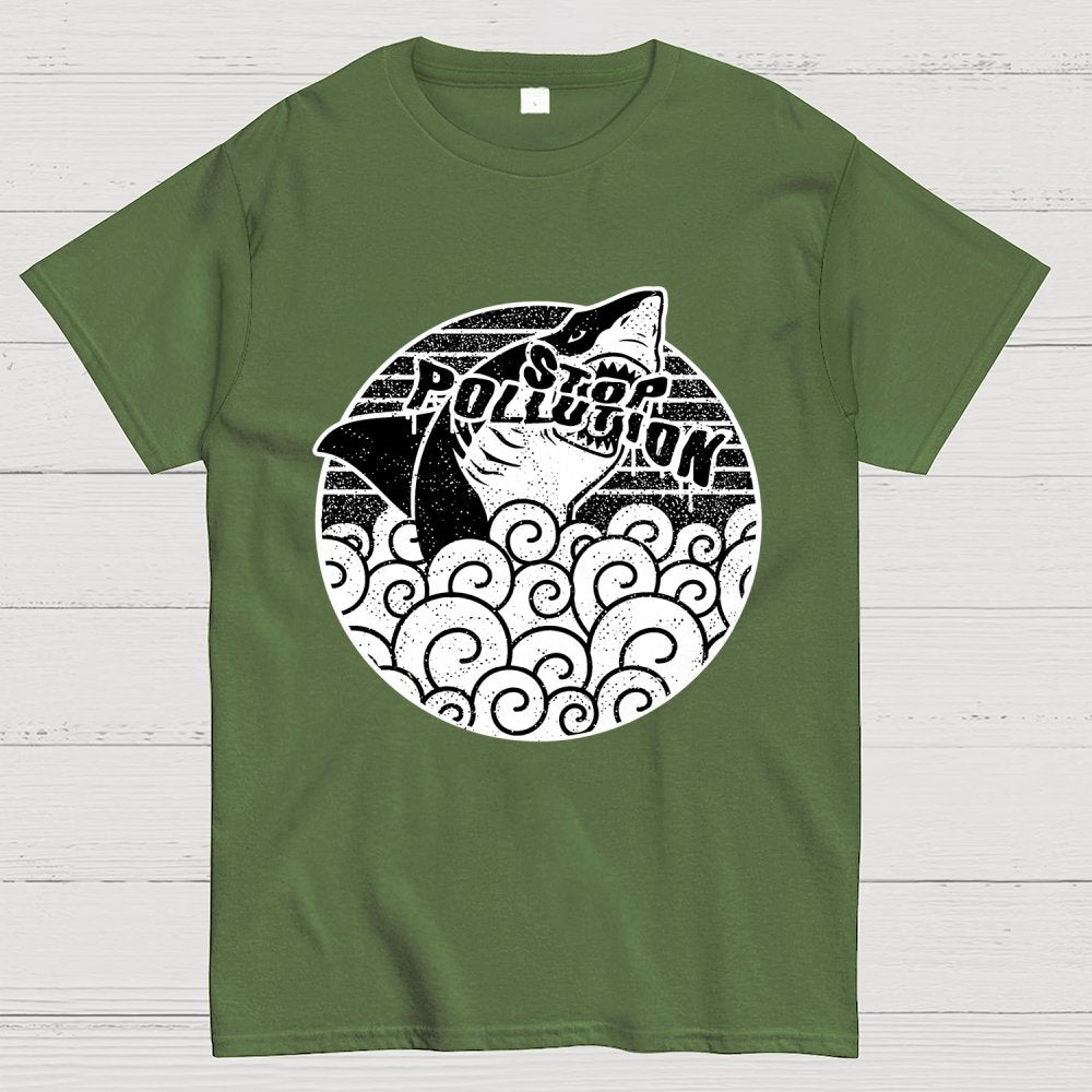 Stop Pollution Geek T-Shirt
