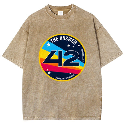 The Answer is 42 Vintage Distressed T-shirt