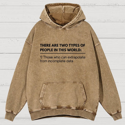 Incomplete Data  Extrapolate Vintage Distressed Hoodie