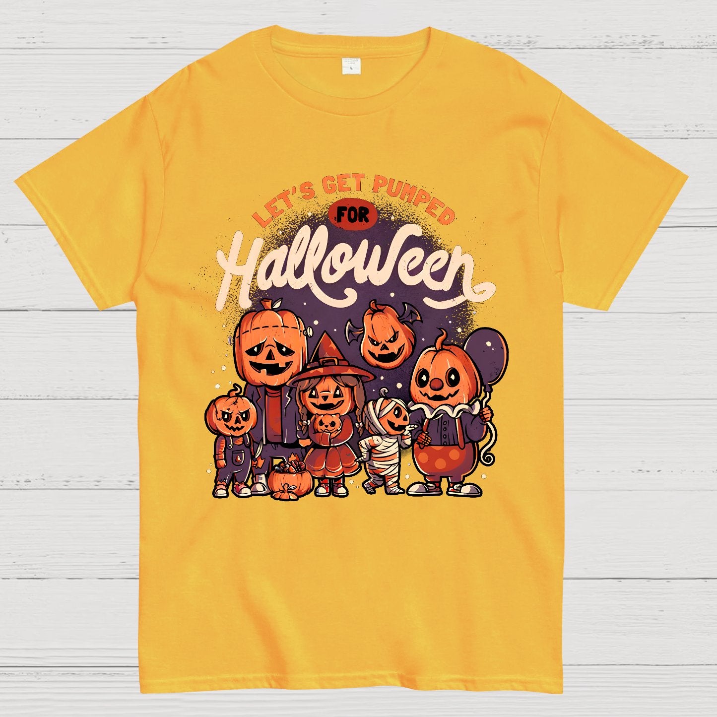 Pumped for Halloween - Cute Pumpkin Geek T-Shirt