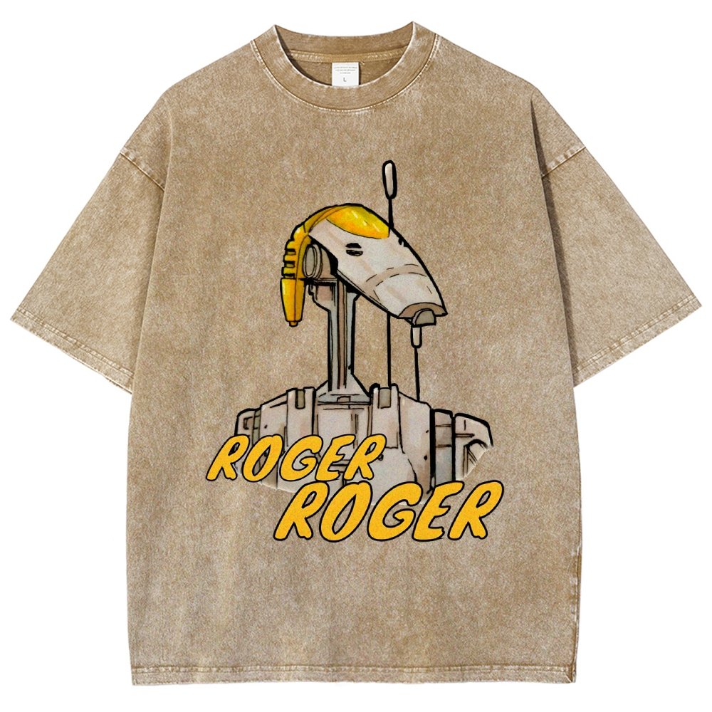 Roger, roger Vintage Distressed T-shirt