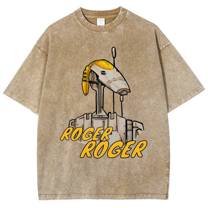Roger, roger Vintage Distressed T-shirt