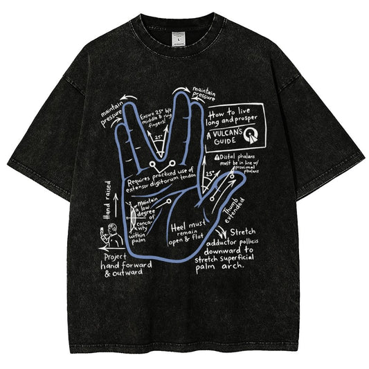 How To Live Well & Thrive Vintage Distressed T-shirt
