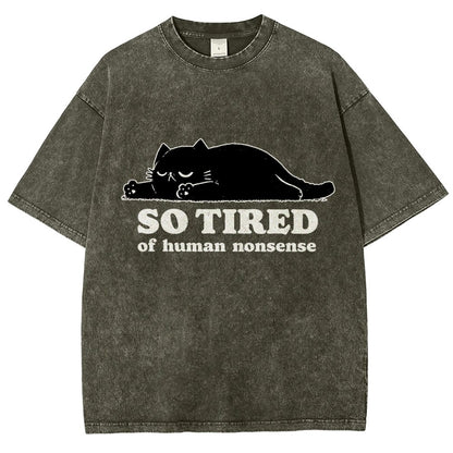 So Tired Vintage Distressed T-shirt