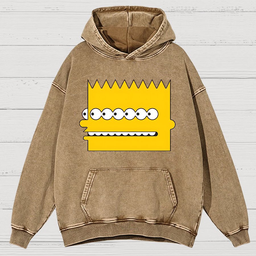 Comics Multi Multi Funny Nerd Vintage Distressed Hoodie
