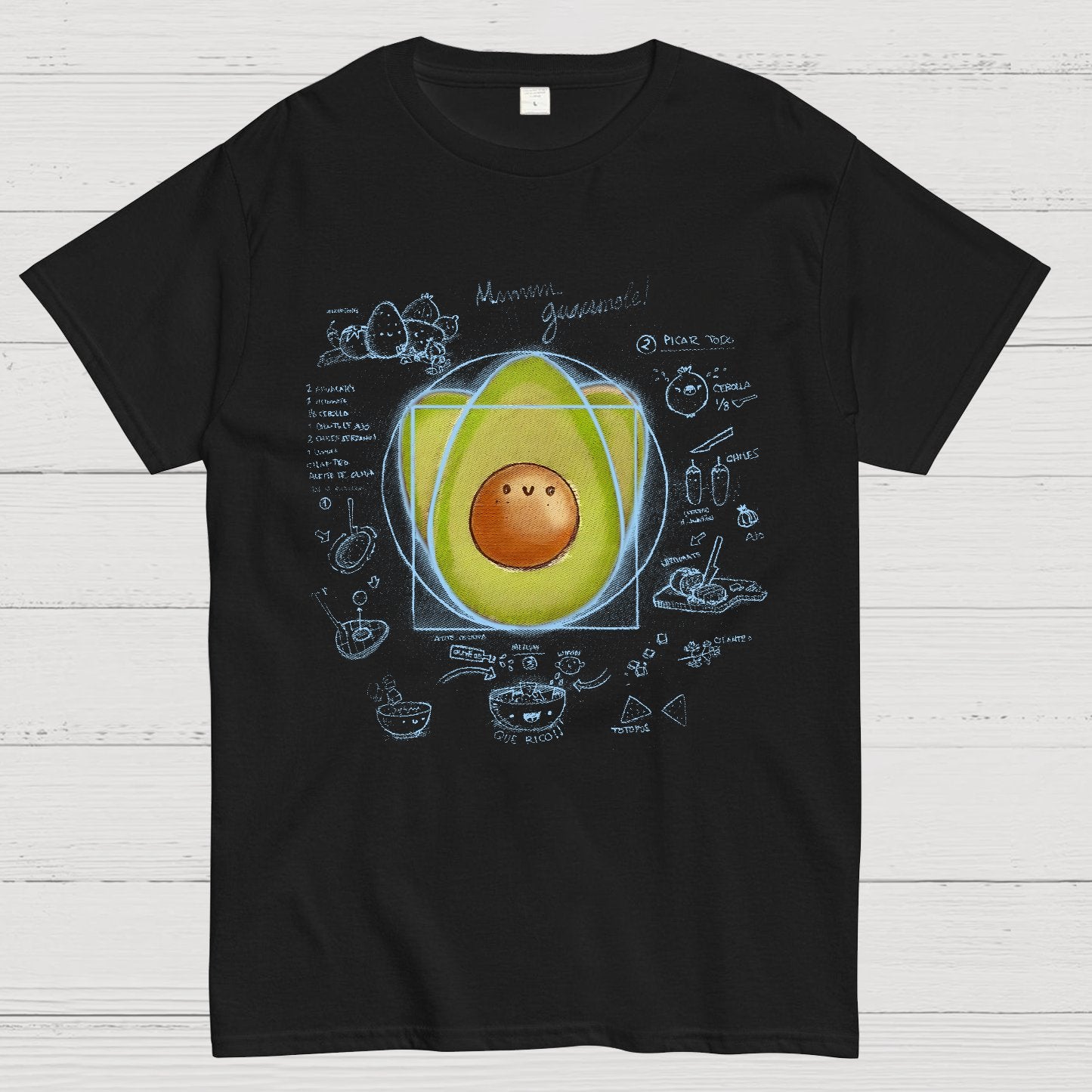 Divine Avocado Recipe Geek T-Shirt