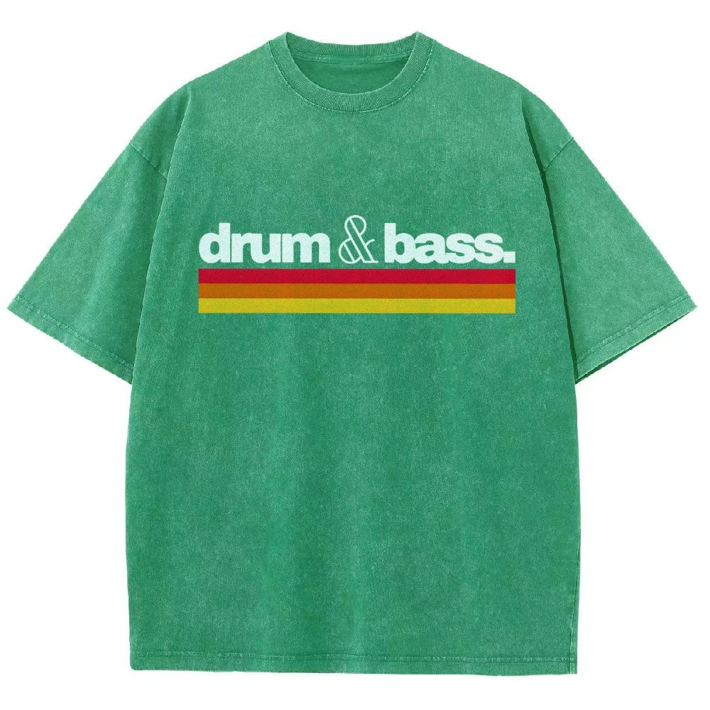Drum N Bass Vintage Distressed T-shirt