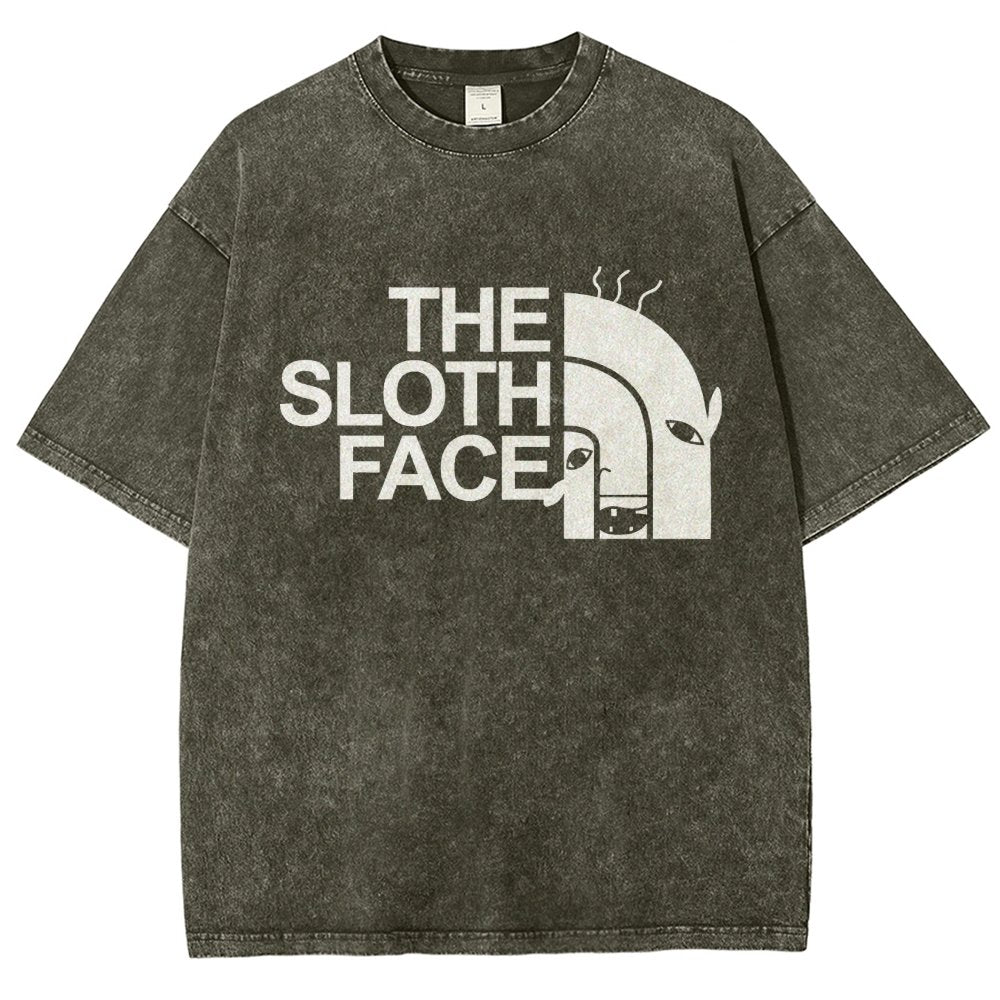 Slothface Vintage Distressed T-shirt