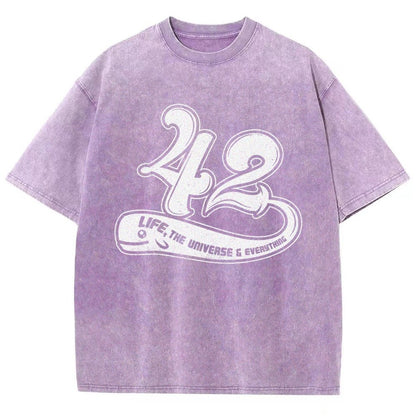 42 Life Vintage Distressed T-shirt