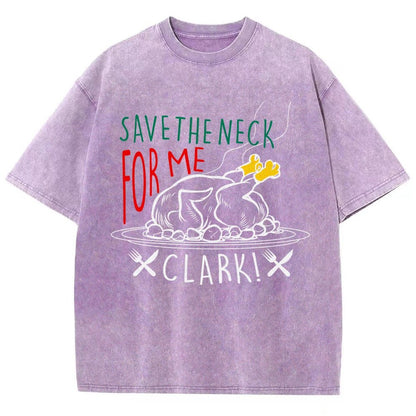 Save The Neck For Me Guy Vintage Distressed T-shirt