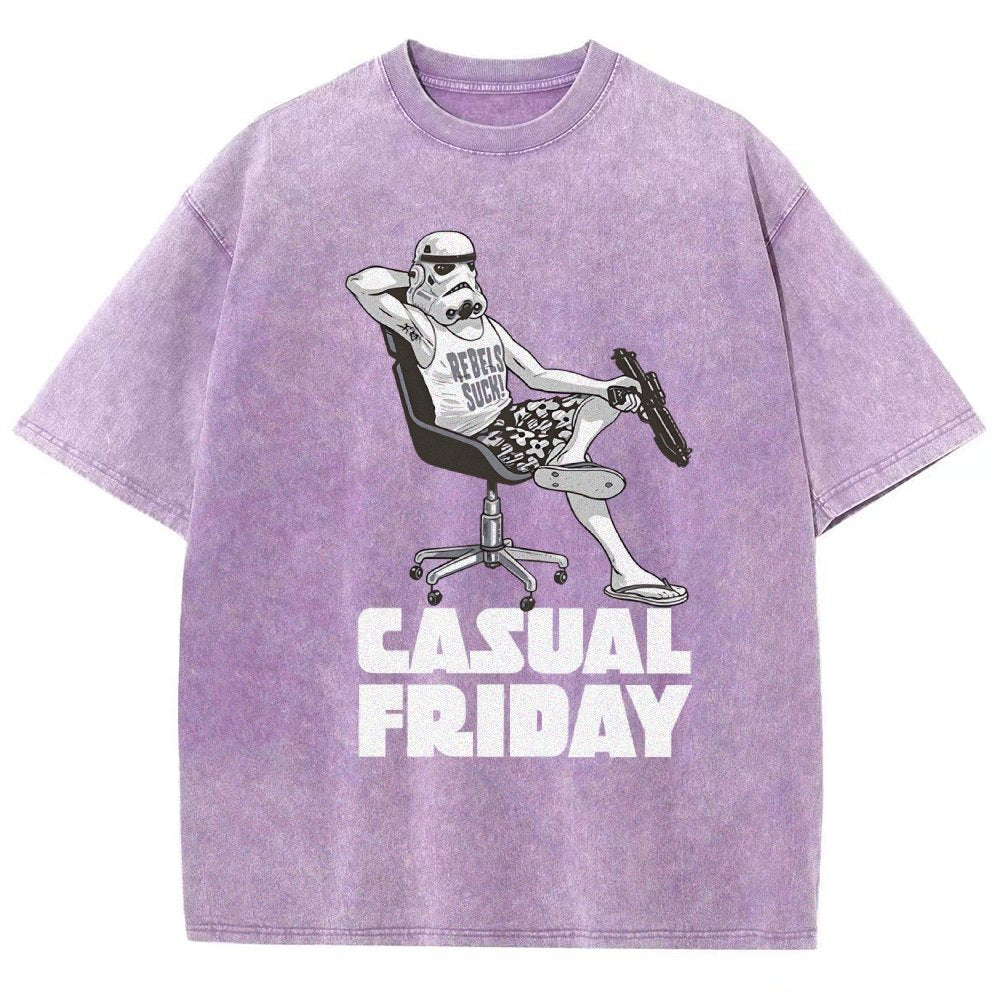 Casual Friday Vintage Distressed T-shirt