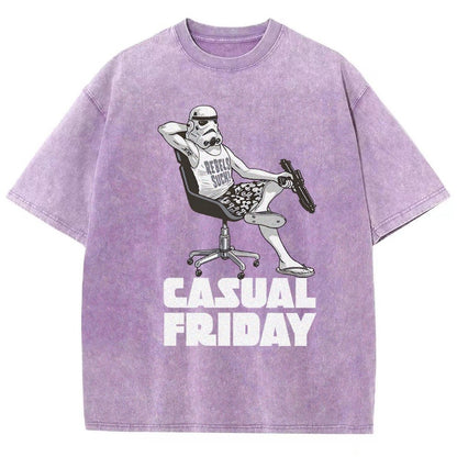 Casual Friday Vintage Distressed T-shirt