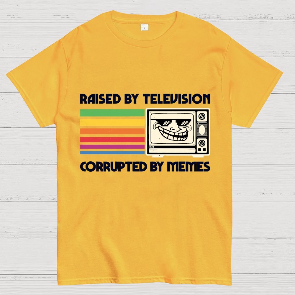Corrupted by Memes Geek T-Shirt