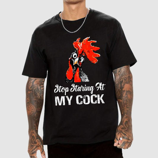 Stop Staring at My Cock Geek T-Shirt