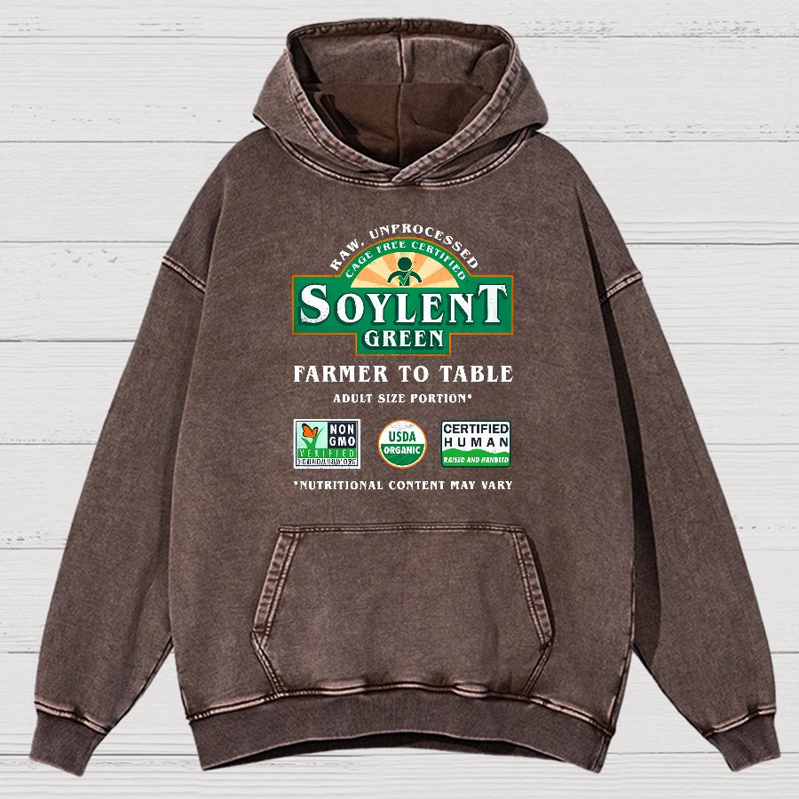 Farmer to Table Vintage Distressed Hoodie