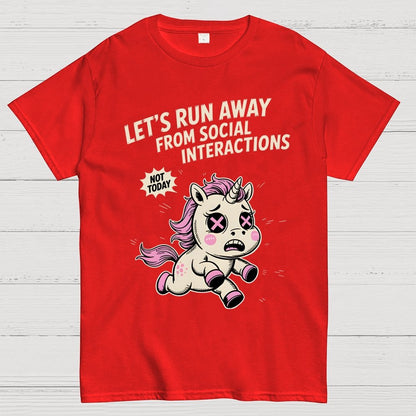 Let's Run Away Geek T-Shirt