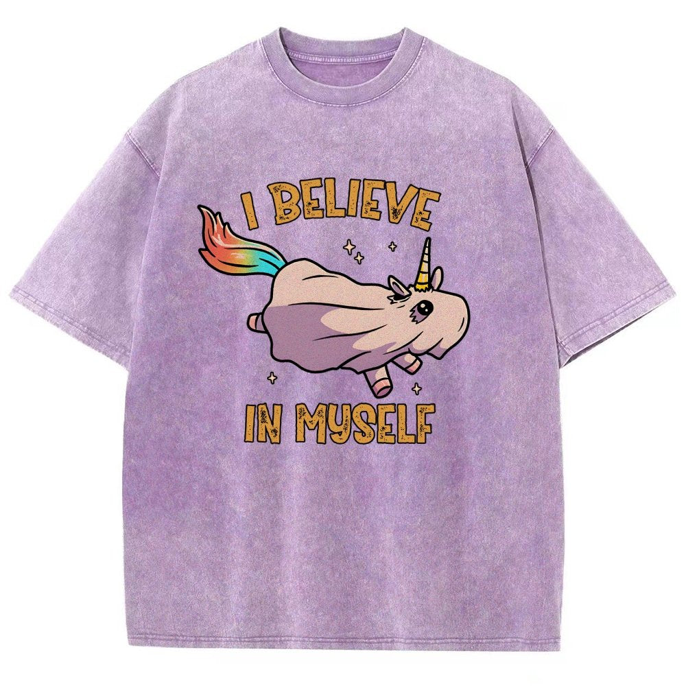 I Believe In Myself Vintage Distressed T-shirt