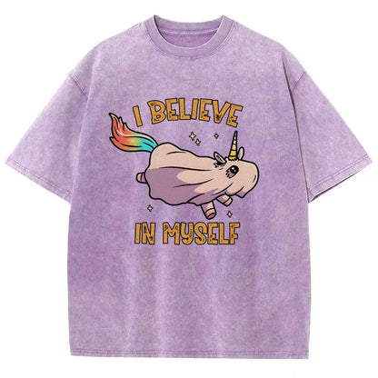 I Believe In Myself Vintage Distressed T-shirt