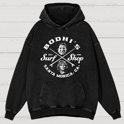 Coastal Wave Vintage Distressed Hoodie
