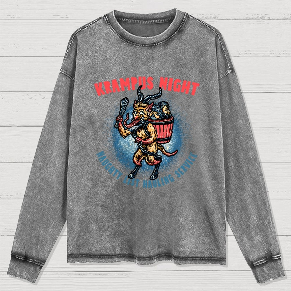 Krampus Night Washed Long Sleeve Tee