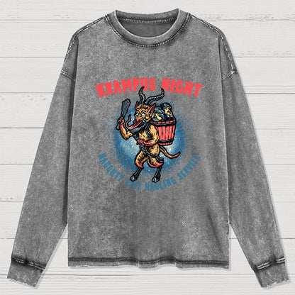 Krampus Night Washed Long Sleeve Tee