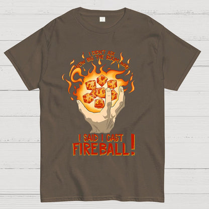 I Cast Fireball! Geek T-Shirt