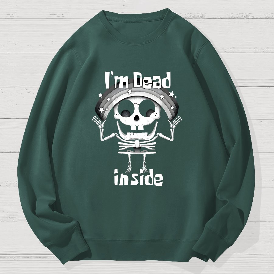I'm Dead Inside Geek Cotton Sweatshirt