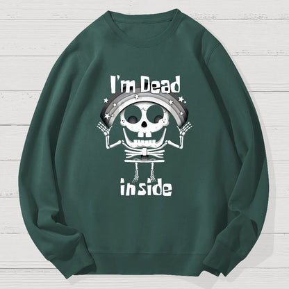 I'm Dead Inside Geek Cotton Sweatshirt